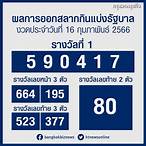 หวยออก16/8/62